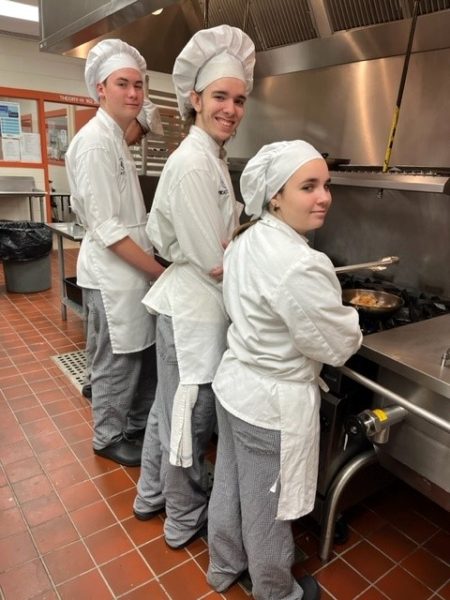 Students in the Culinary Arts are hard at work.